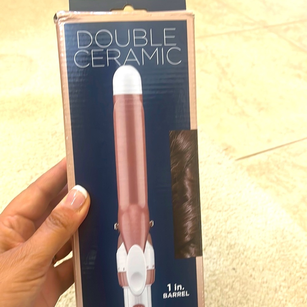 New double ceramic 1 inch classic curls conair